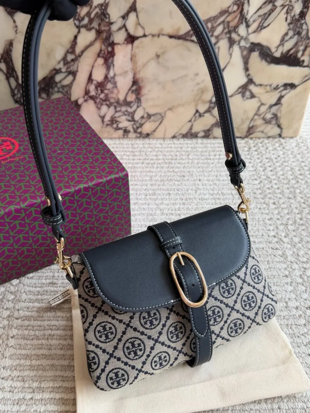 Tory Burch material monogram